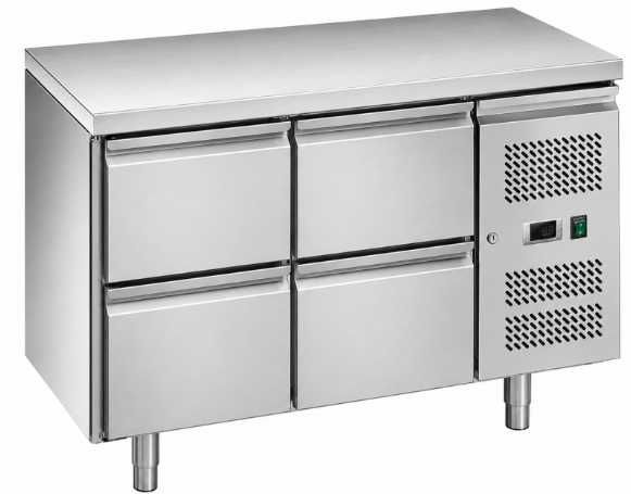Bancada Refrigerada 4 Gavetas em Inox - NOVA