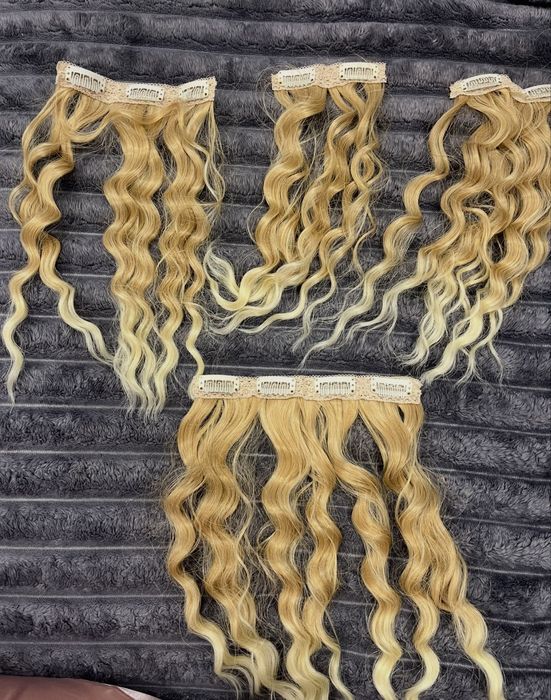 Накладки , тресы для волос , волнистые , 30 см