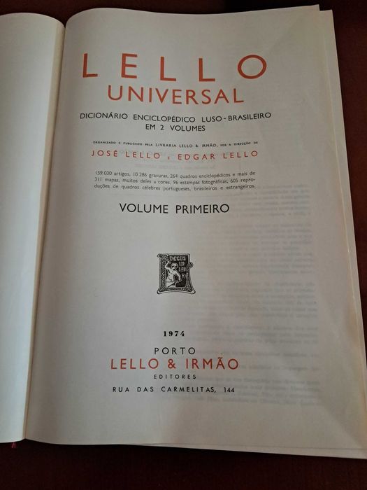 Lello Universal enciclopédia  Luso Brasileira