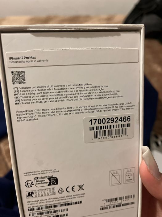 iphone 17 por max/ troca ou venda