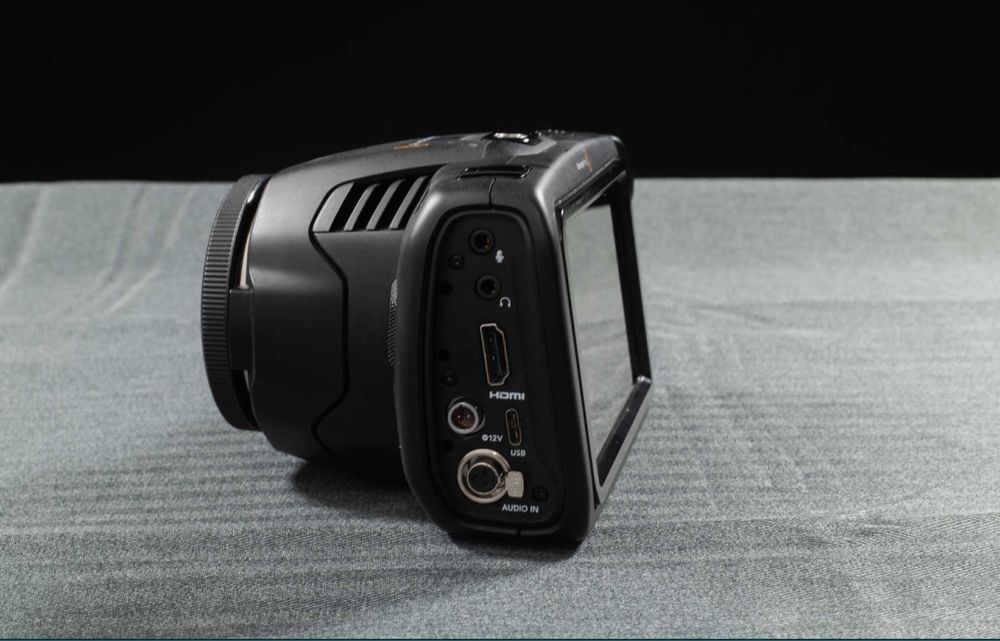 Camara video Blackmagic 6k com acessórios