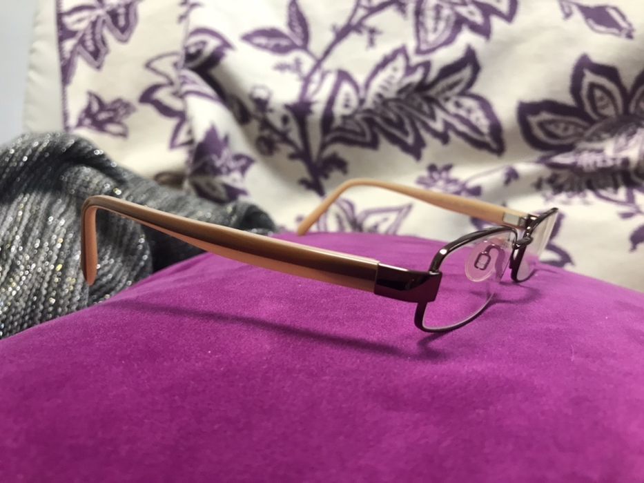 Fielmann Charme okulary beż/brąz szkla -0,25 +p,75 90’