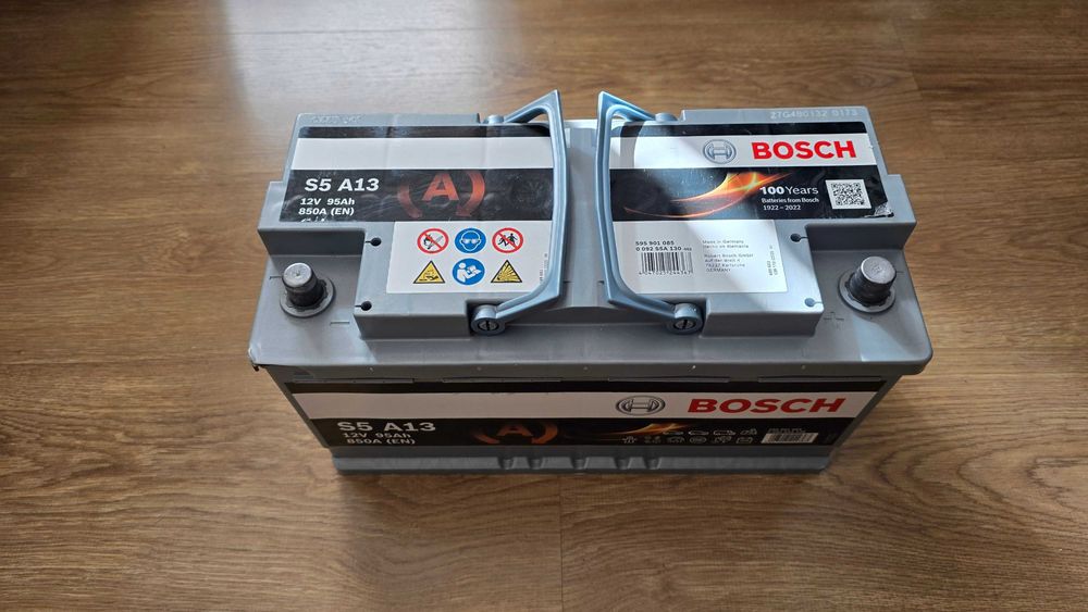 Bateria AGM - Start Stop - BOSCH 95 Ah - 850A