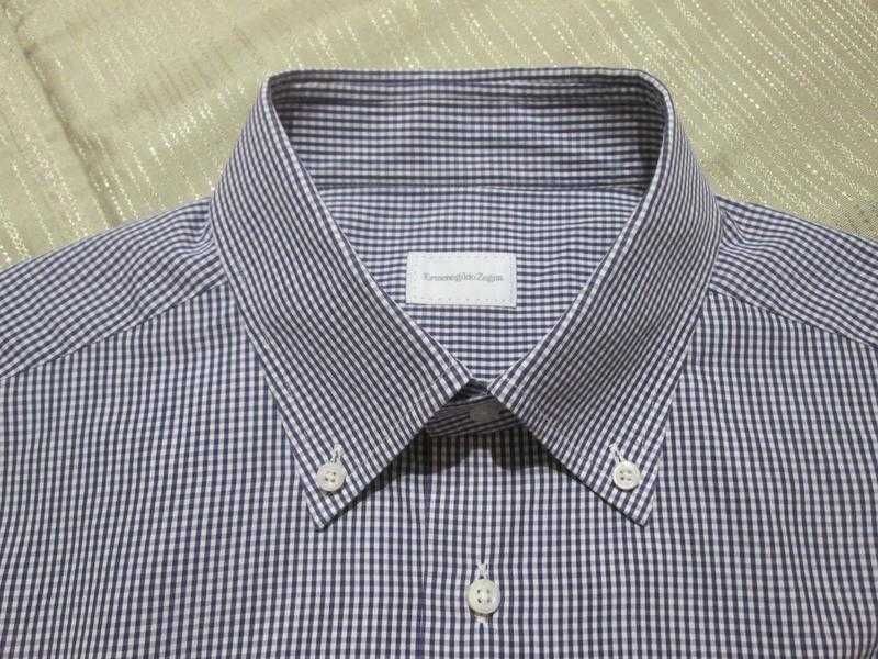 Чоловіча сорочка Ermenegildo Zegna оригінал рубашка slim fit Італія