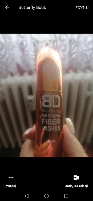 Maskara do rzęs magnetyczna efekt sztucznych rzęs