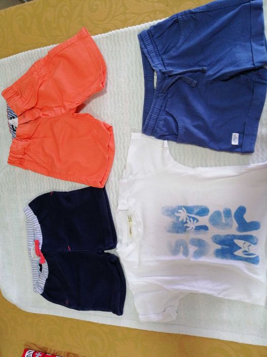 2 calções + 1 conjunto, Zippy, 3-6, 4-6 e 6-12 meses