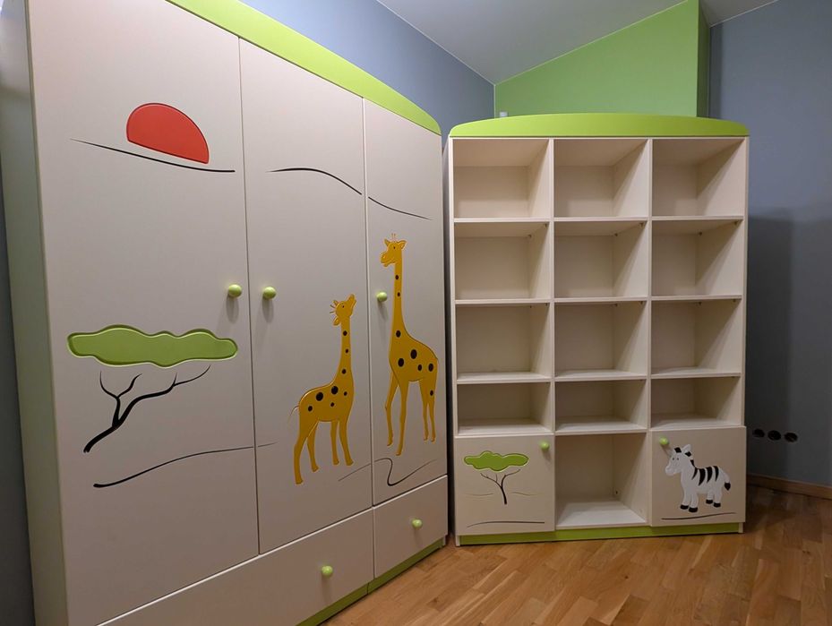 Meblik - szafa, regał, łóżko - Sawanna