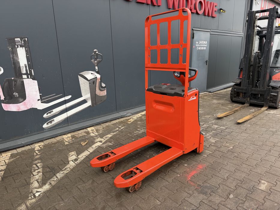 Paleciak elektryczny Linde 100 cm szeroka  T 16 2019 r 1600 kg wózek