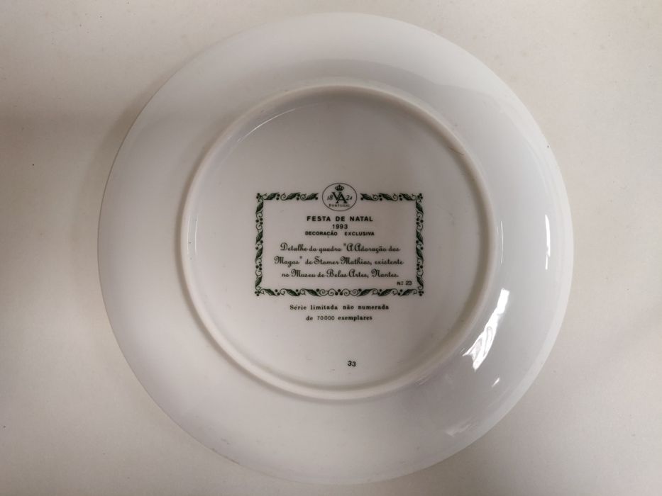 Prato Natal Vista Alegre 1993