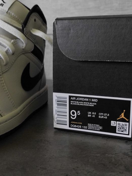 Nike Air Jordan 1 Mid 42,5, 43 44 44,5 45 45,5 Reverse Panda