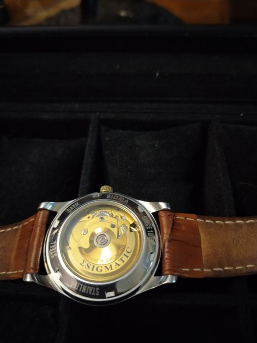 Швейцарские часы Sigma. Open heart.Sigmatic Оригинал