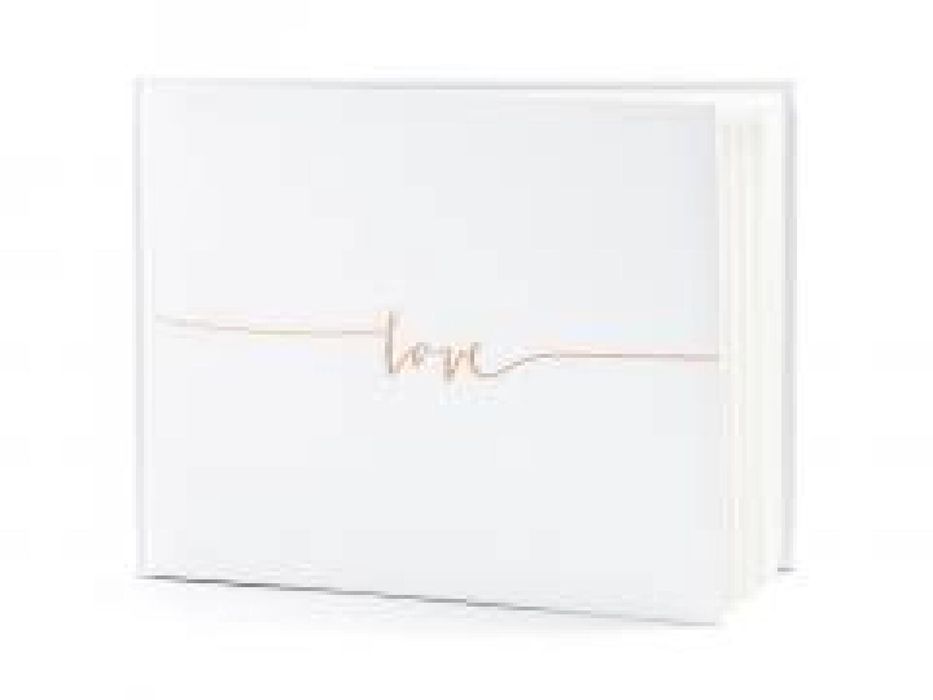 Księga Gości Love 24x18.5cm 22 kartki PartyDeco