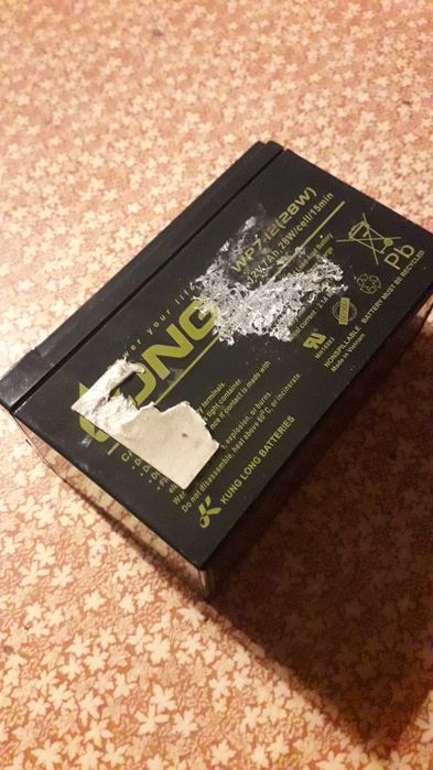 Аккумулятор AGM 12В 7,2Ачас