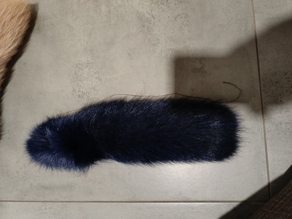 Ogon z lisa idealny na brelok lub zawieszkę!Naturalny kolor!