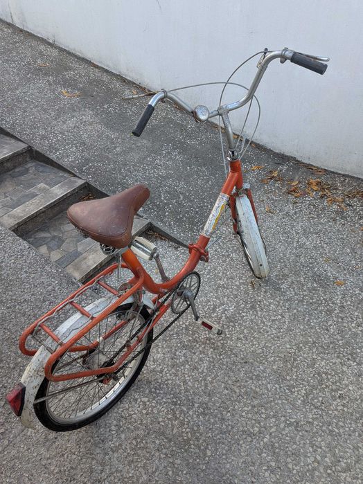 Bicicleta Dobrável Antiga Esmaltina "Cinderela" (Anos 70/80) - Projeto / Vintage