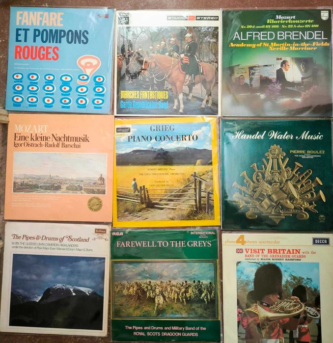 Vinil - Jazz, Banda Militares, Música Tradicional, Música Clássica