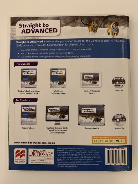 Conjunto livros Straight to Advance C1