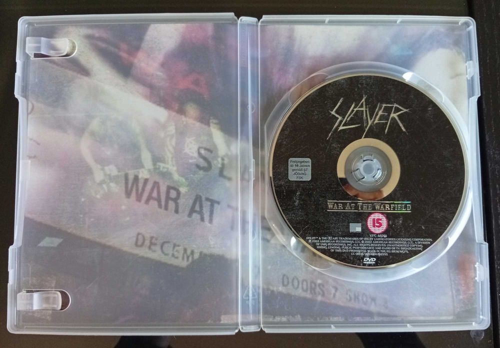 DVD's da Banda Slayer