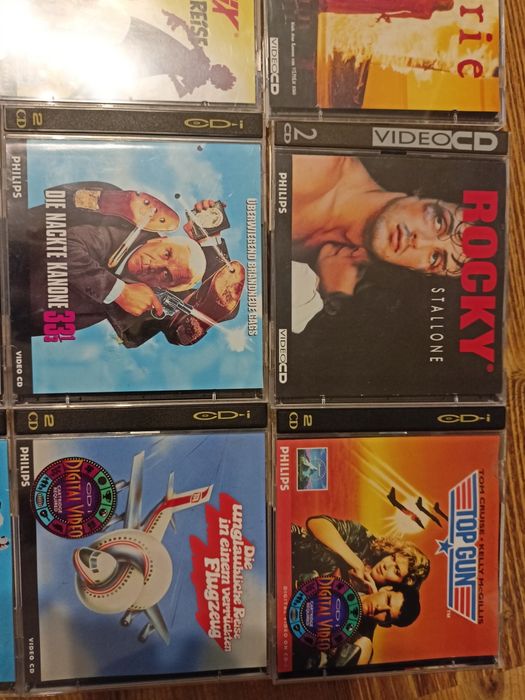 Kolekcja filmów VCD cd-i filmy na CD z lat 90-tych