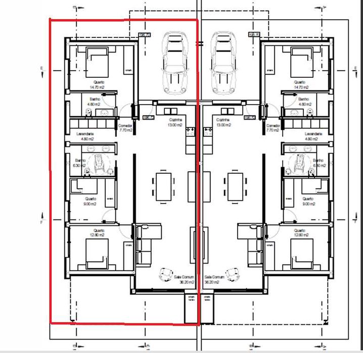 Moradia Geminada V3 em Arrifana, Santa Maria da Feira