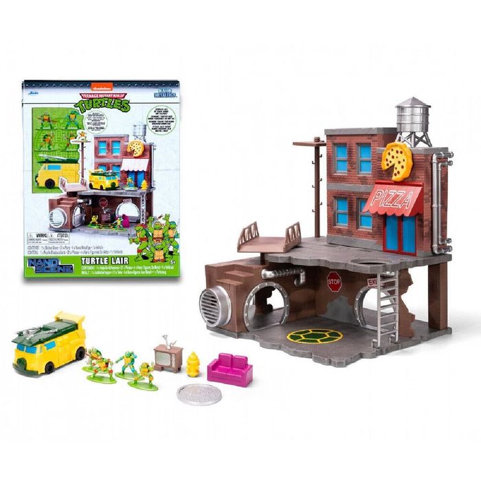 4 Figuras tartarugas ninja na casa / TMNT