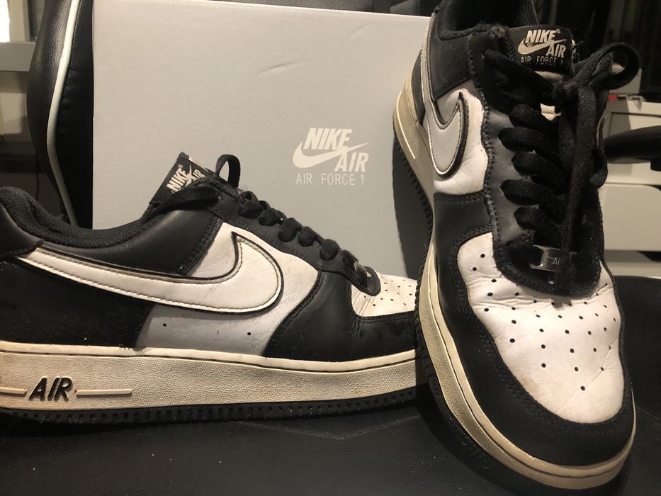 Nike Air Force 1 ’07 Low White Swoosh Panda