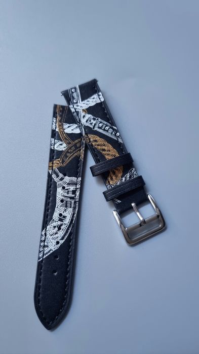 Pasek skórzany 20 mm kompatybilny z Samsung Galaxy Watch 4,4 cla,3