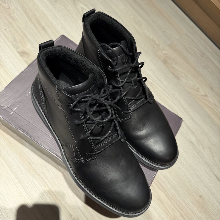 Кожаные мужские полуботинки Cat, 47.5 размер