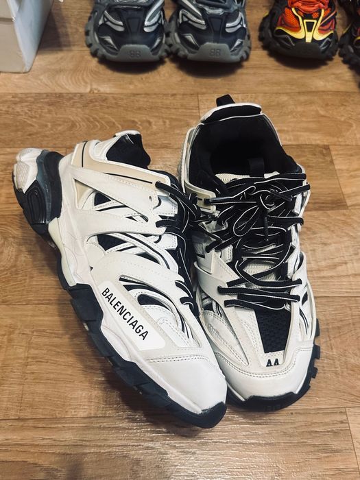 Balenciaga Track Sneaker White Black 44 Кросівки Баленсіага Трек траки Білі Чорні Нові Чоловіче Взуття 1 New