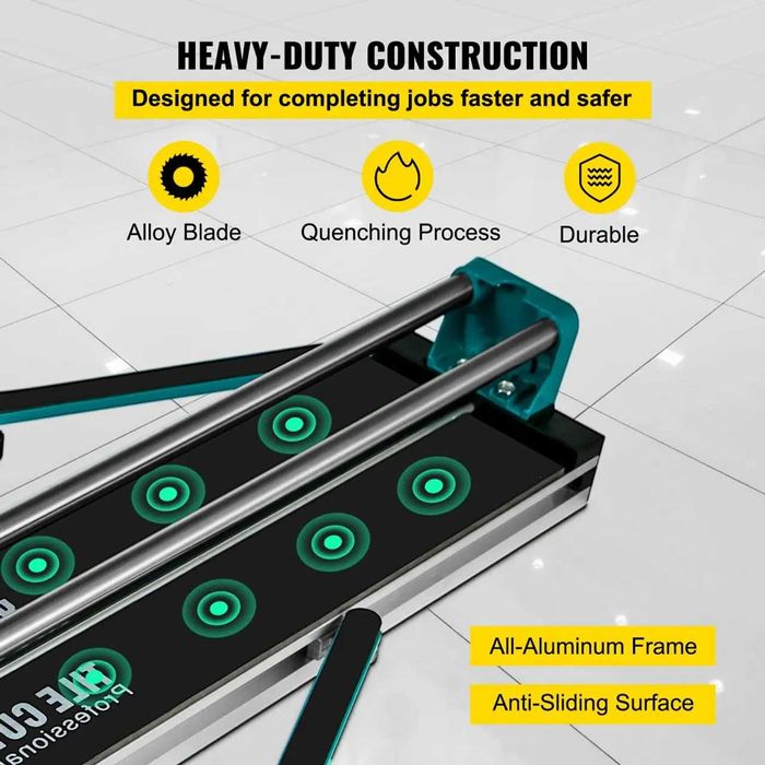 D15-Cortador azulejo Profissional corte total de 120cm c pista dupla