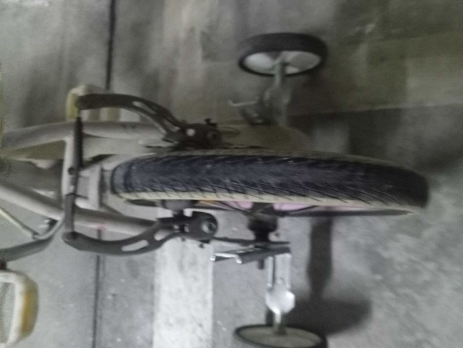 Bicicleta com rodinhas criança