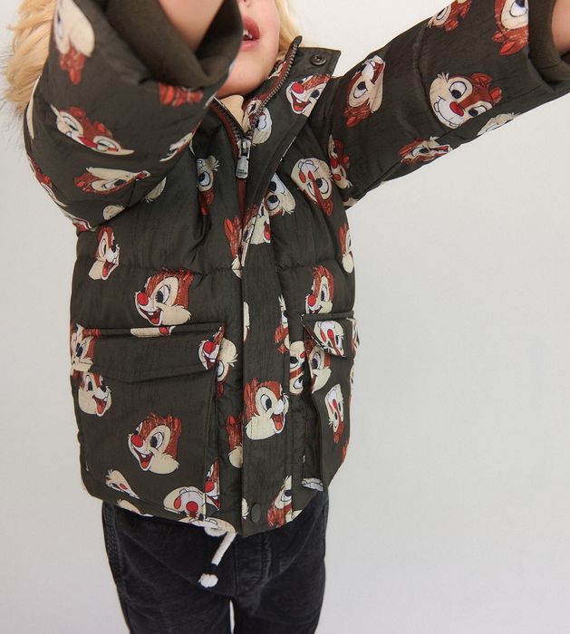 Kurtka zimowa z kapturem i polarem 92 cm 1,5-2 lata Reserved nowa