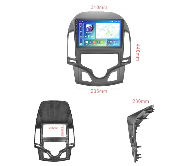 RÁDIO GPS ANDROID 13 HYUNDAI I30 07-11