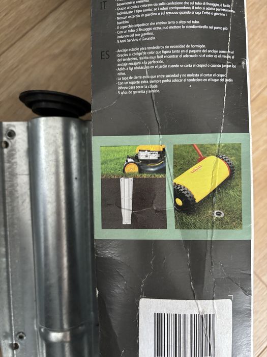 BRABANTIA - Mocowanie suszarki do wbicia w ziemię. Nowa.