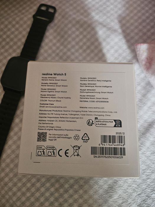 Relogio realme 5
