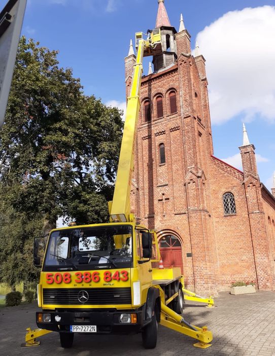 Podnośnik koszowy 22m zwyżka