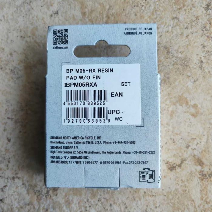 Pastilhas de travão de disco em resina Shimano M05