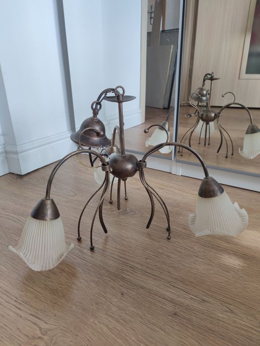 Lampa sufitowa żyrandol 3 x żarówki