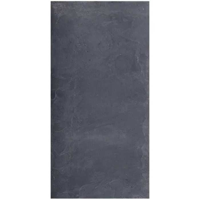 Płytki Kamienne Łupek Czarny Black Slate naturalny 60x30x1 cm / KAMIEŃ