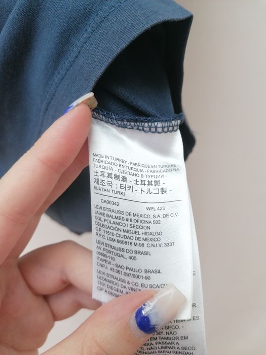 T-shirt Azul Marinho da Levi's de Homem