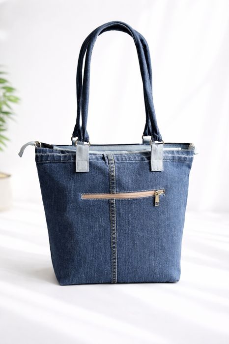 Torebka jeansowa handmade