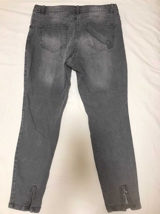 Джинсы Мом Бойфренды рваные Mom Boyfriend Review Chaos Blue Motion