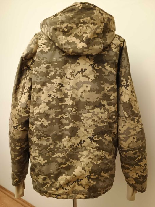 Тактична зимова куртка SoftShell (Піксель ЗСУ)