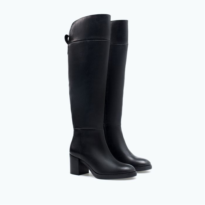 Чоботи шкіряні Zara