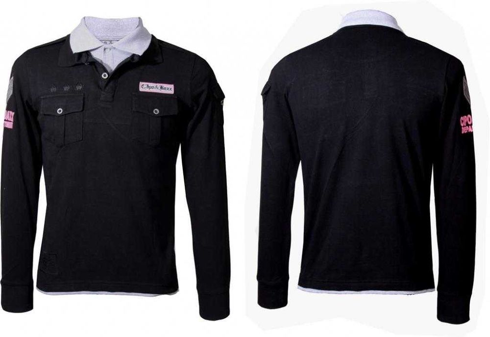 Bluzka polo czarna r. L