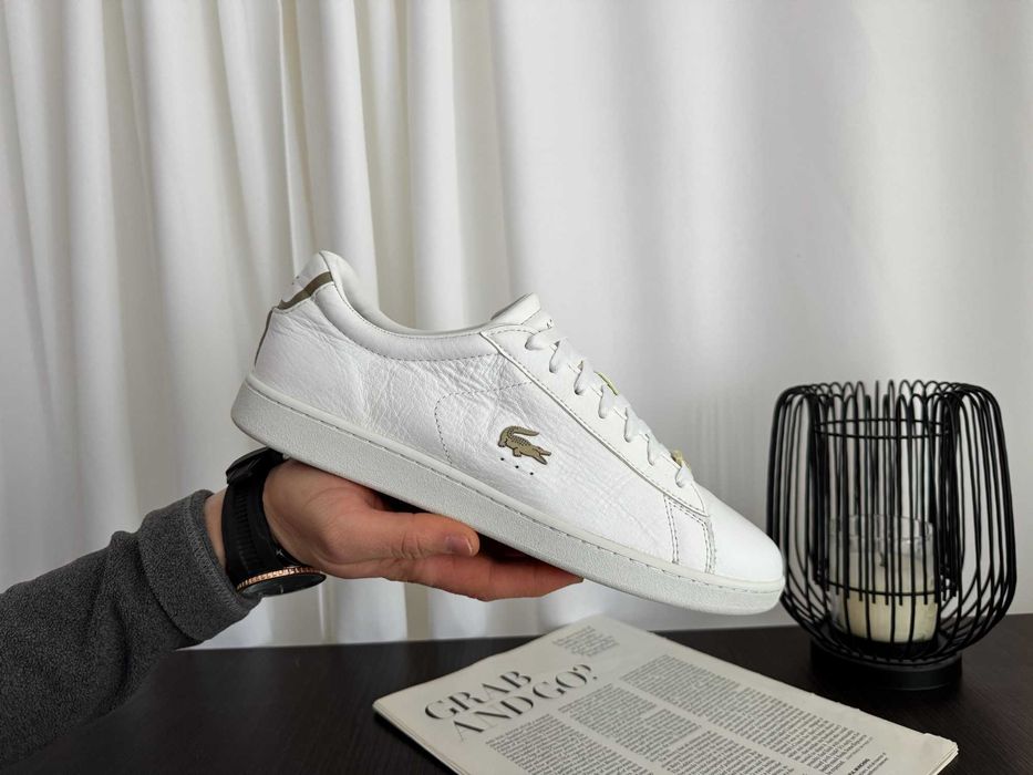 Кросівки, кеди шкіряні Lacoste Carnaby Evo (Оригінал, 44 р).