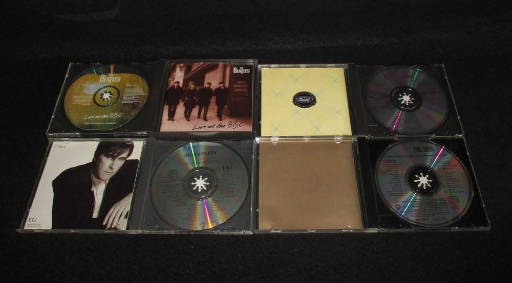Conjunto de CD's Beatles Sinatra Paul Simon