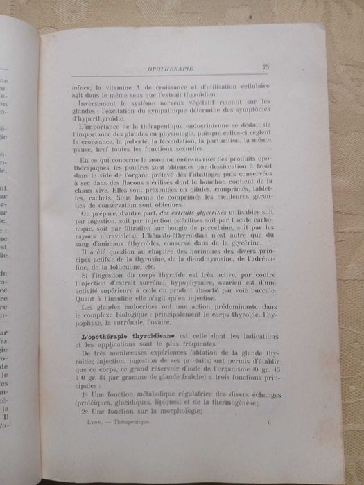 Gaston Lyon Therapeutique Biologique 1937