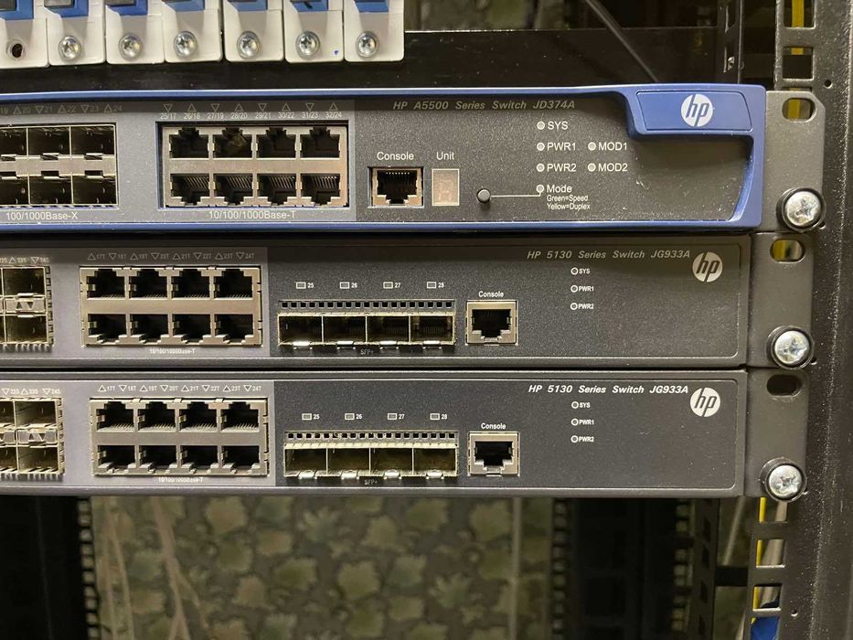 Комутатор HP 5500, HP 5130 - 10 Гб, 10 G