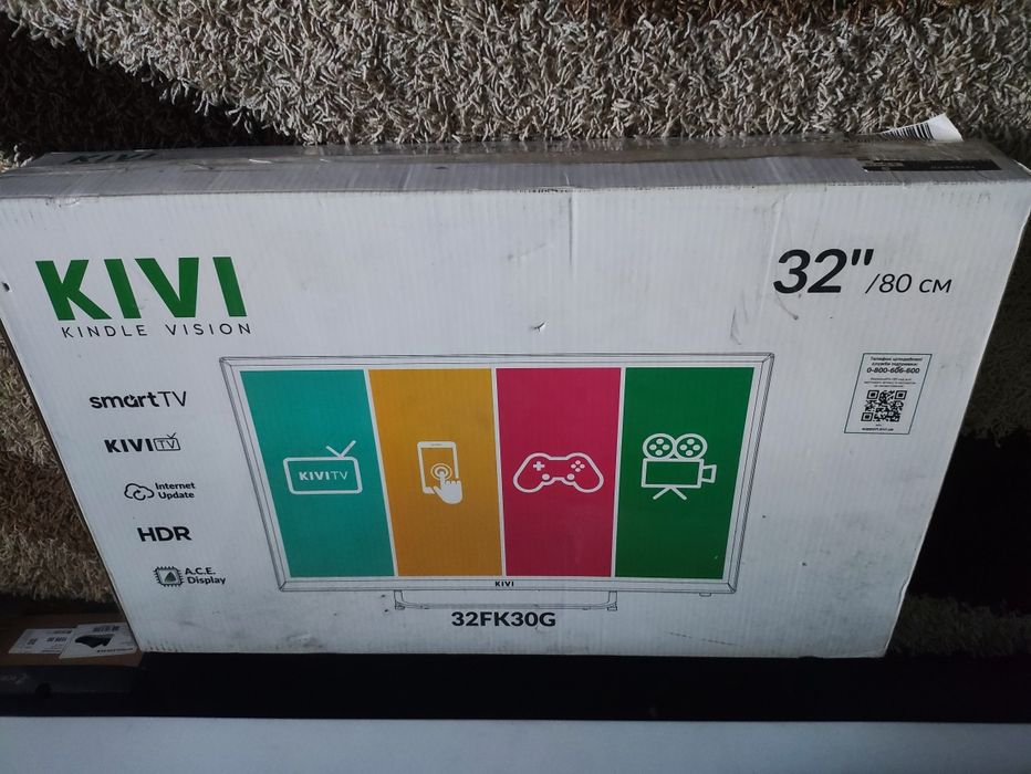 Продам тв kivi 32 fk30g.IPS матрица,сочная картинка.Если интересуют функции смарт,то лучше использовать дополнительно ТВ бокс.Смотрите в объявлениях.